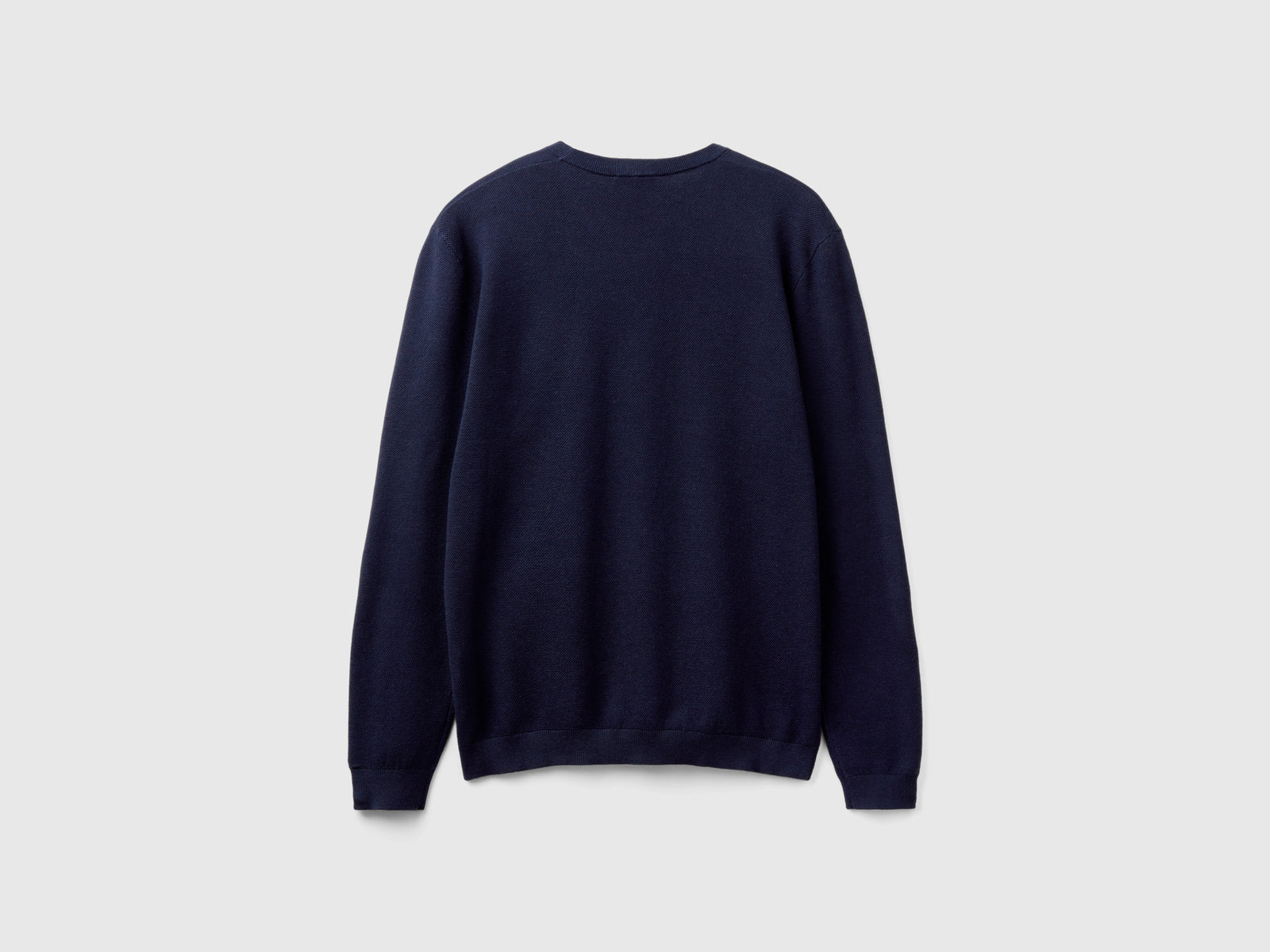 Maglioncino in misto cashmere da uomo blu scuro 2 | Benetton Outlet