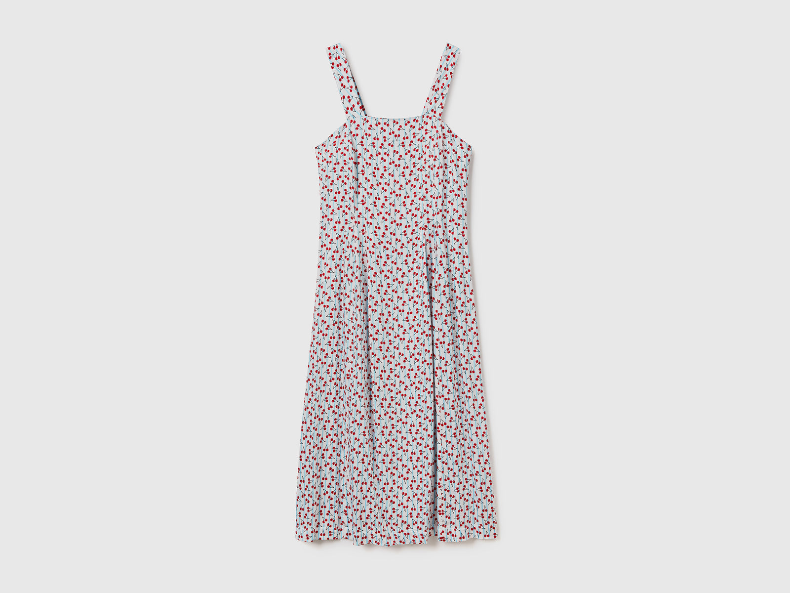 Vestito fluido con stampa da donna multi-color | Benetton Outlet