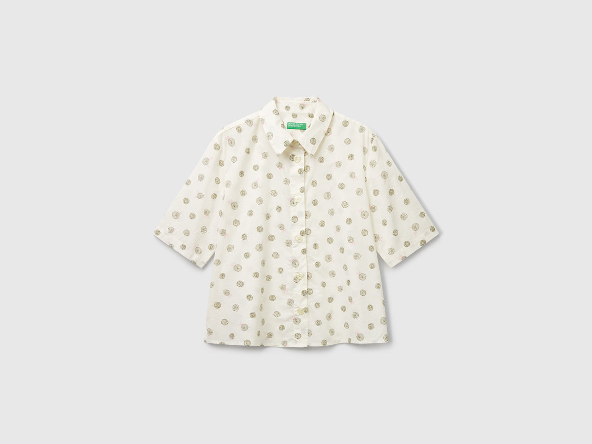 Camicia fantasia a manica corta