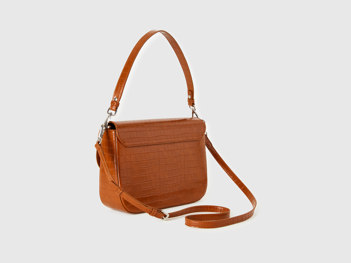 Be Bag grande marrone con stampa cocco