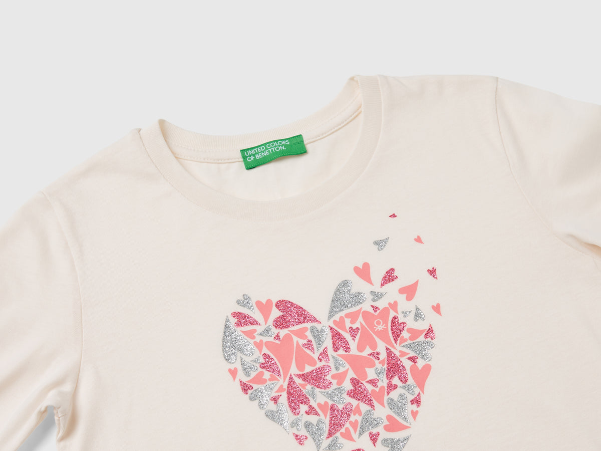 T-shirt manica lunga in cotone bio