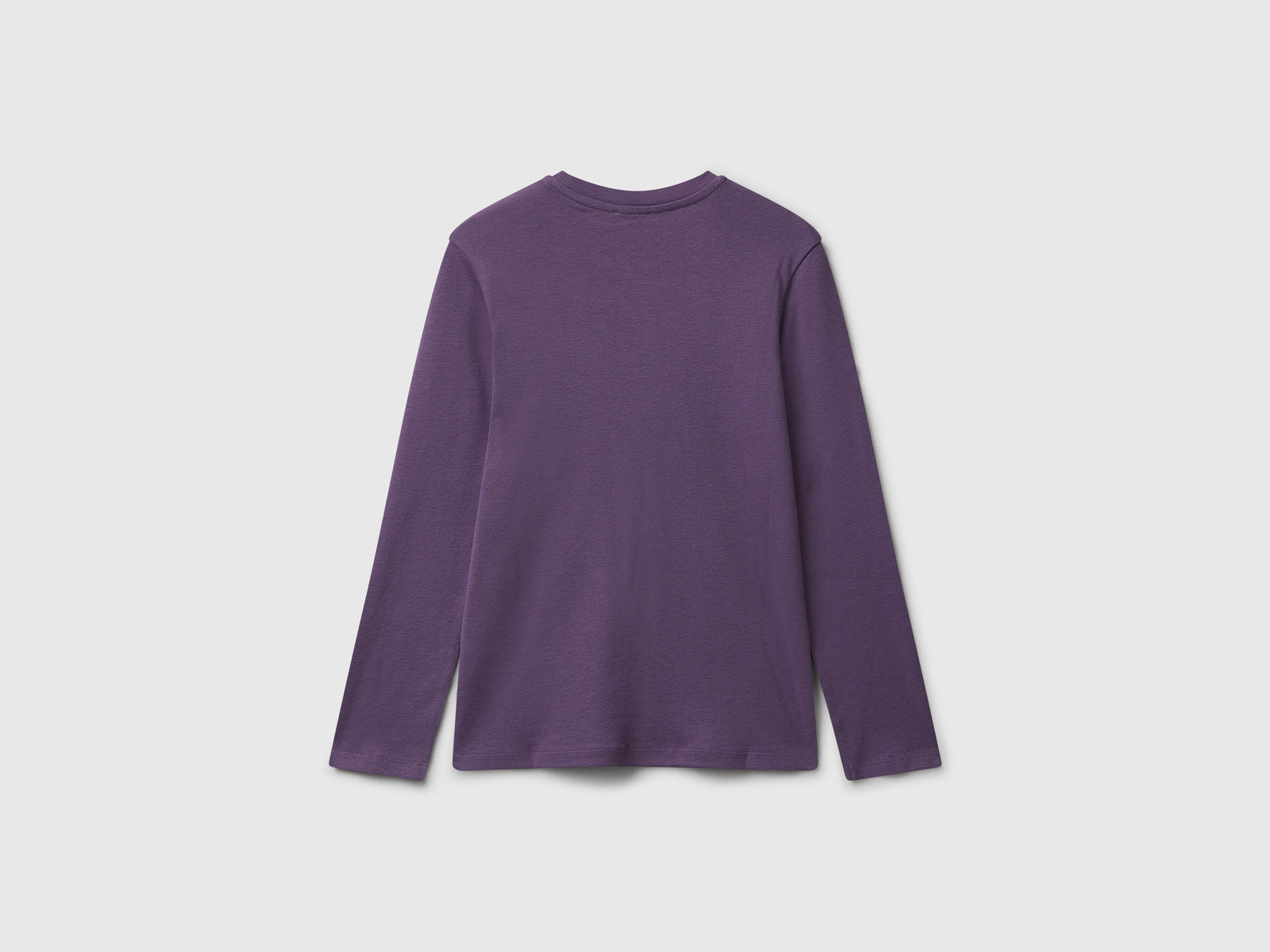 Maglietta con stampa glitter da bambina viola 2 | Benetton Outlet