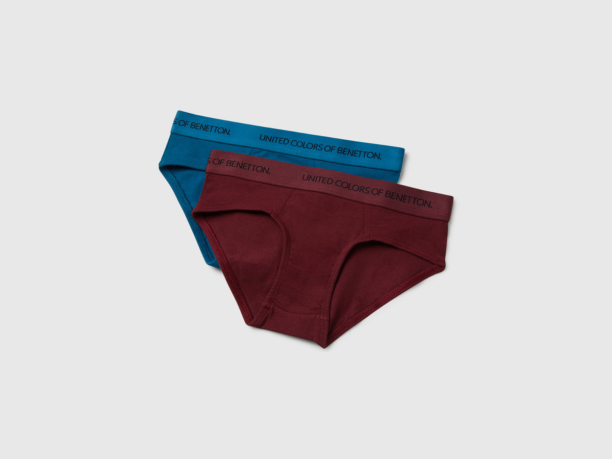 Due slip con elastico logato
