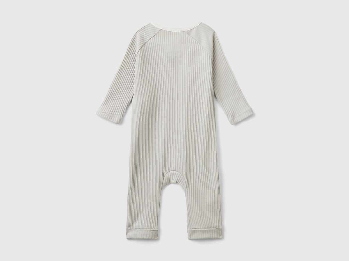 Tutina a costine in cotone bio