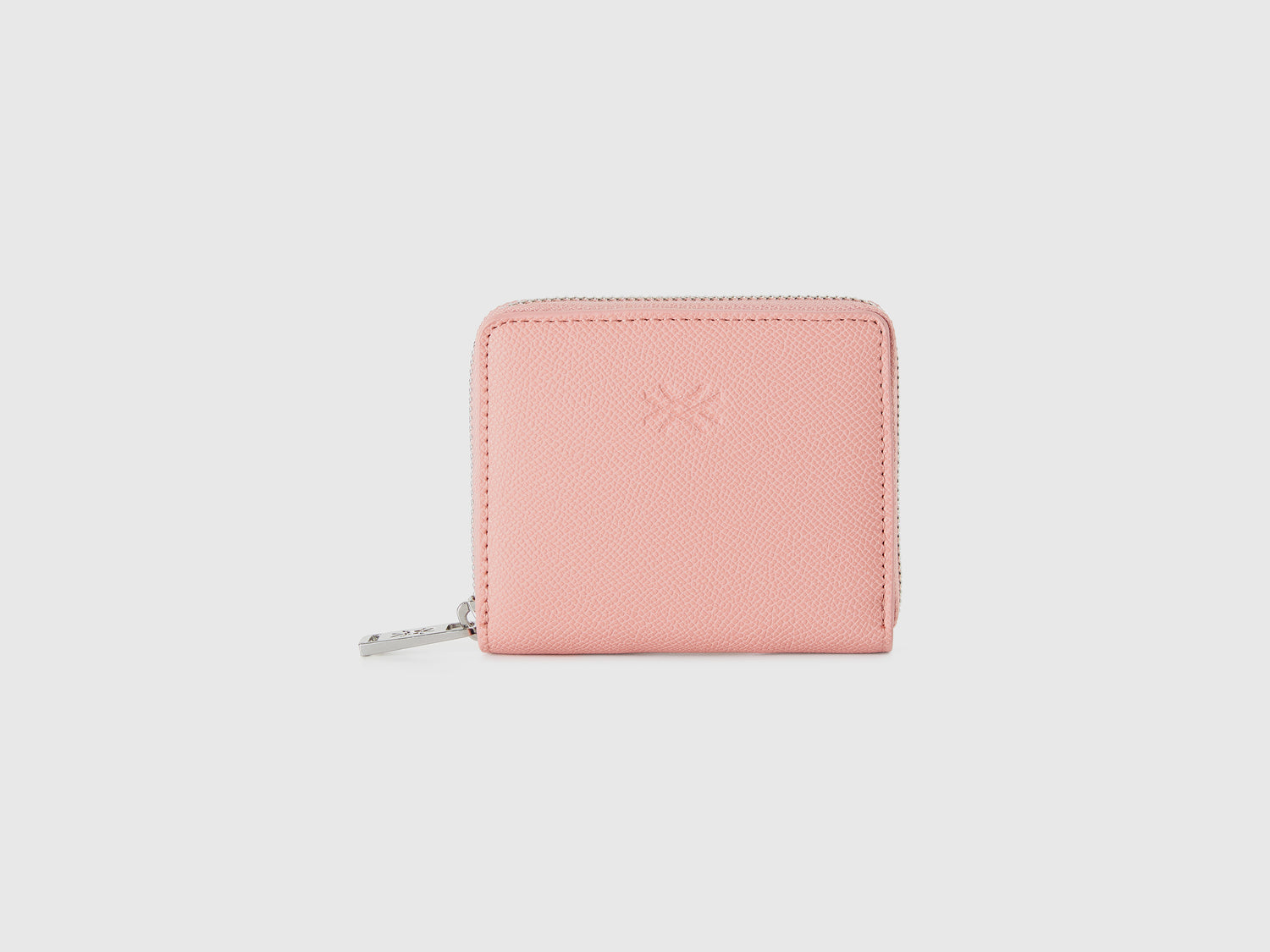 Portafoglio piccolo con zip da donna rosa | Benetton Outlet