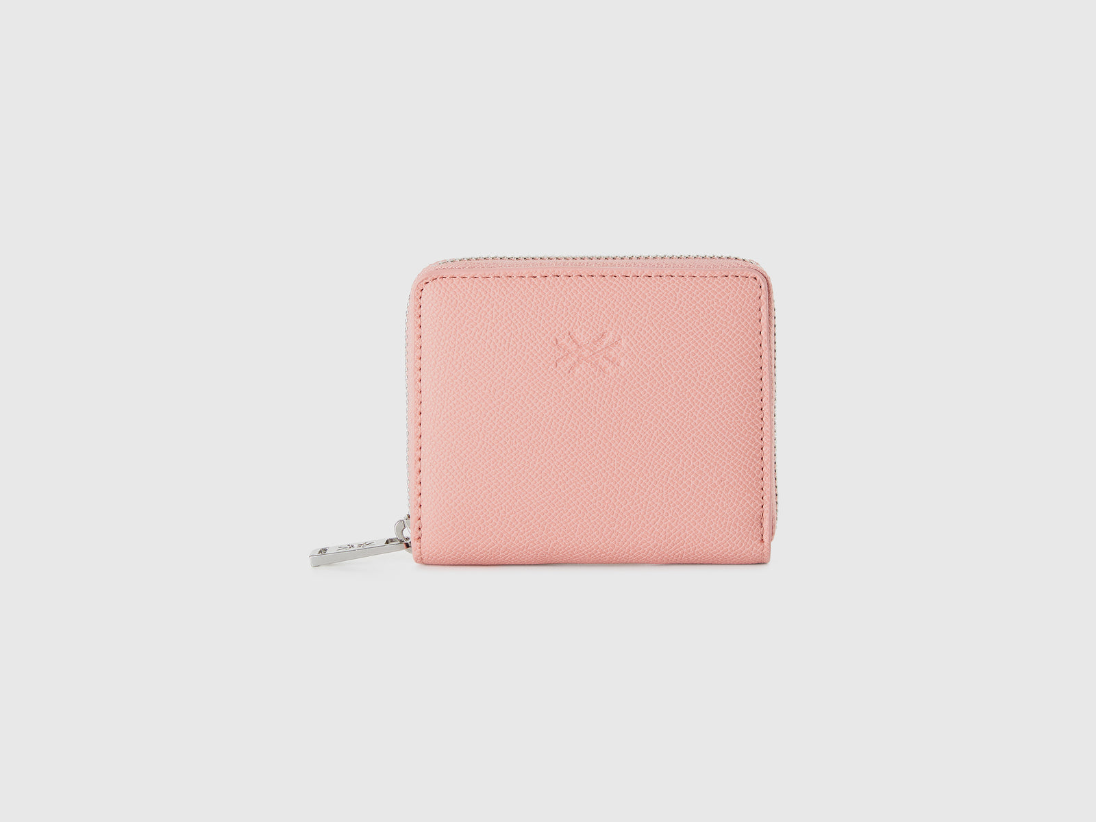 Portafoglio piccolo con zip da donna rosa | Benetton Outlet