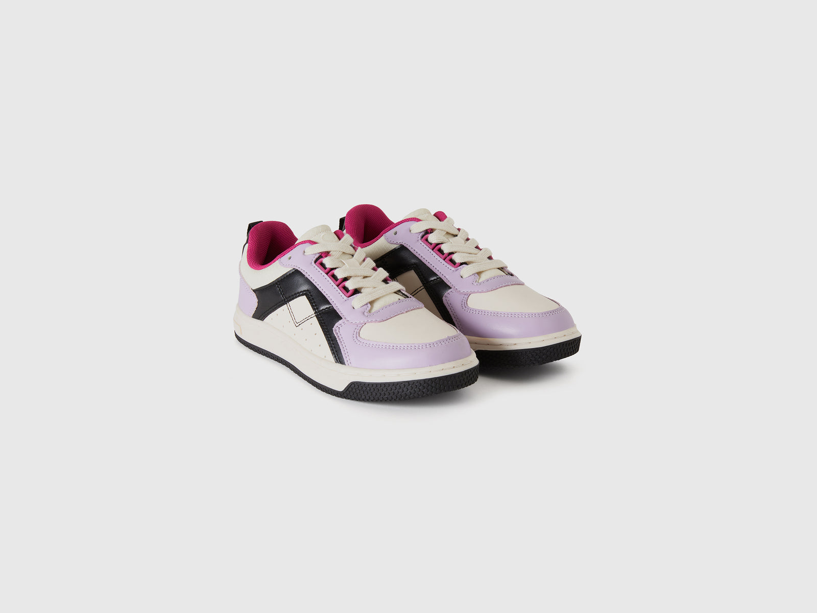 Sneakers basse da bambino lilla 3 | Benetton Outlet