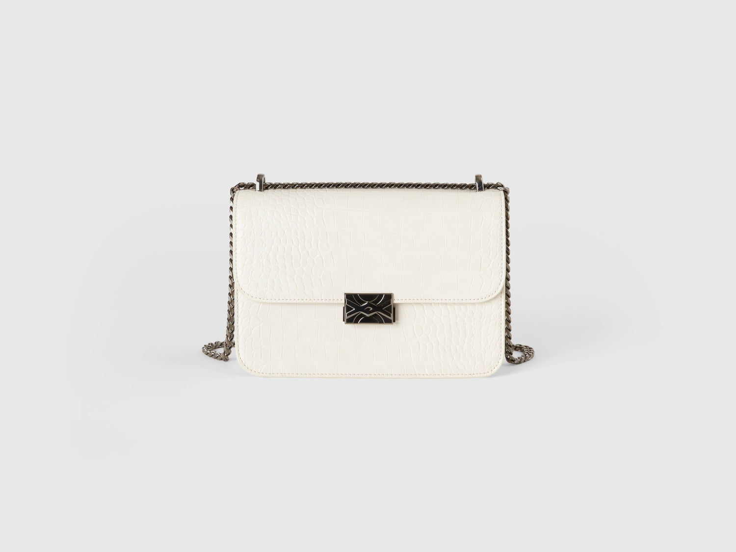 Be Bag grande stampa cocco da donna bianco panna | Benetton Outlet