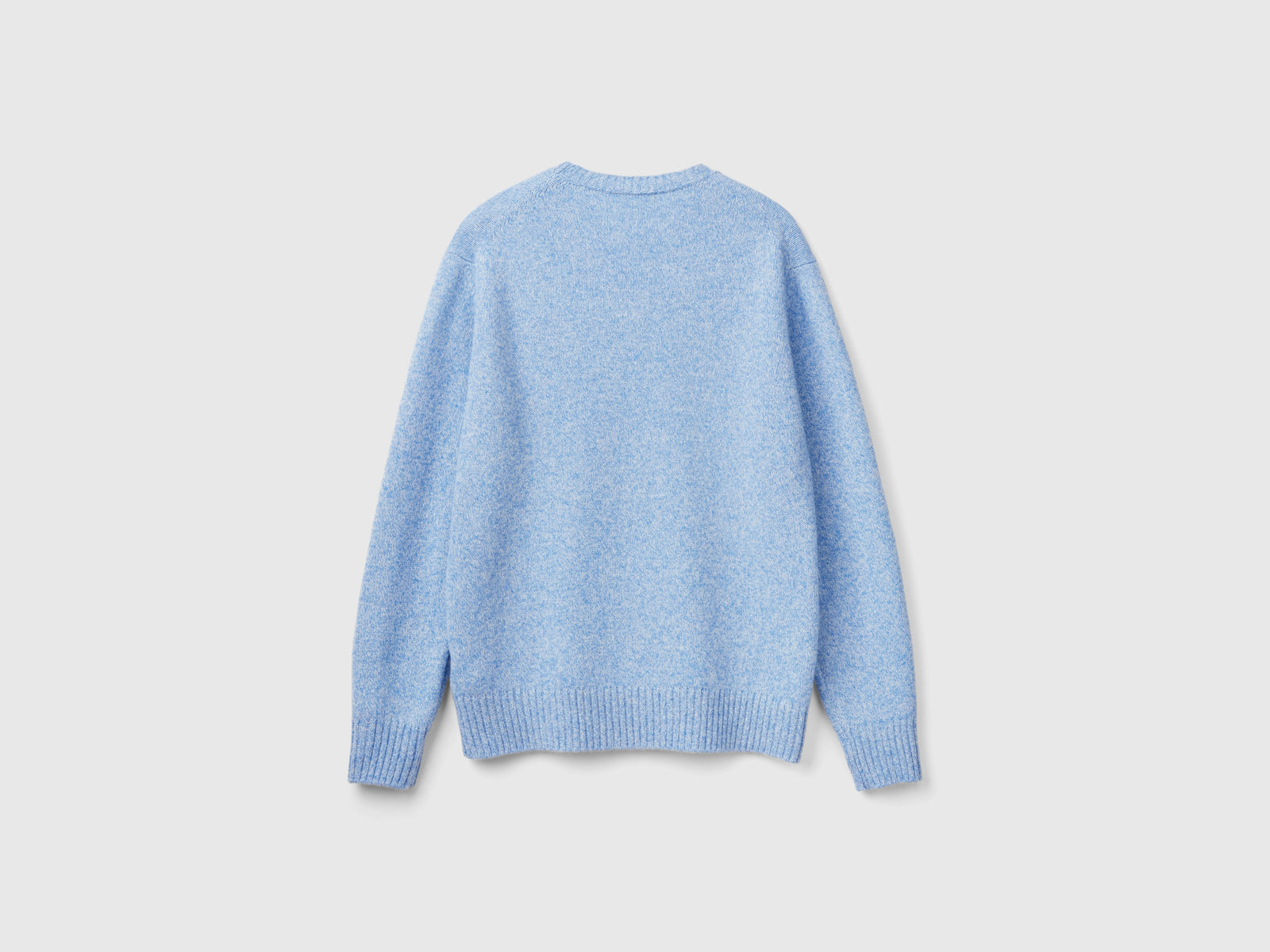 Maglia in lana Shetland da uomo azzurro 2 | Benetton Outlet