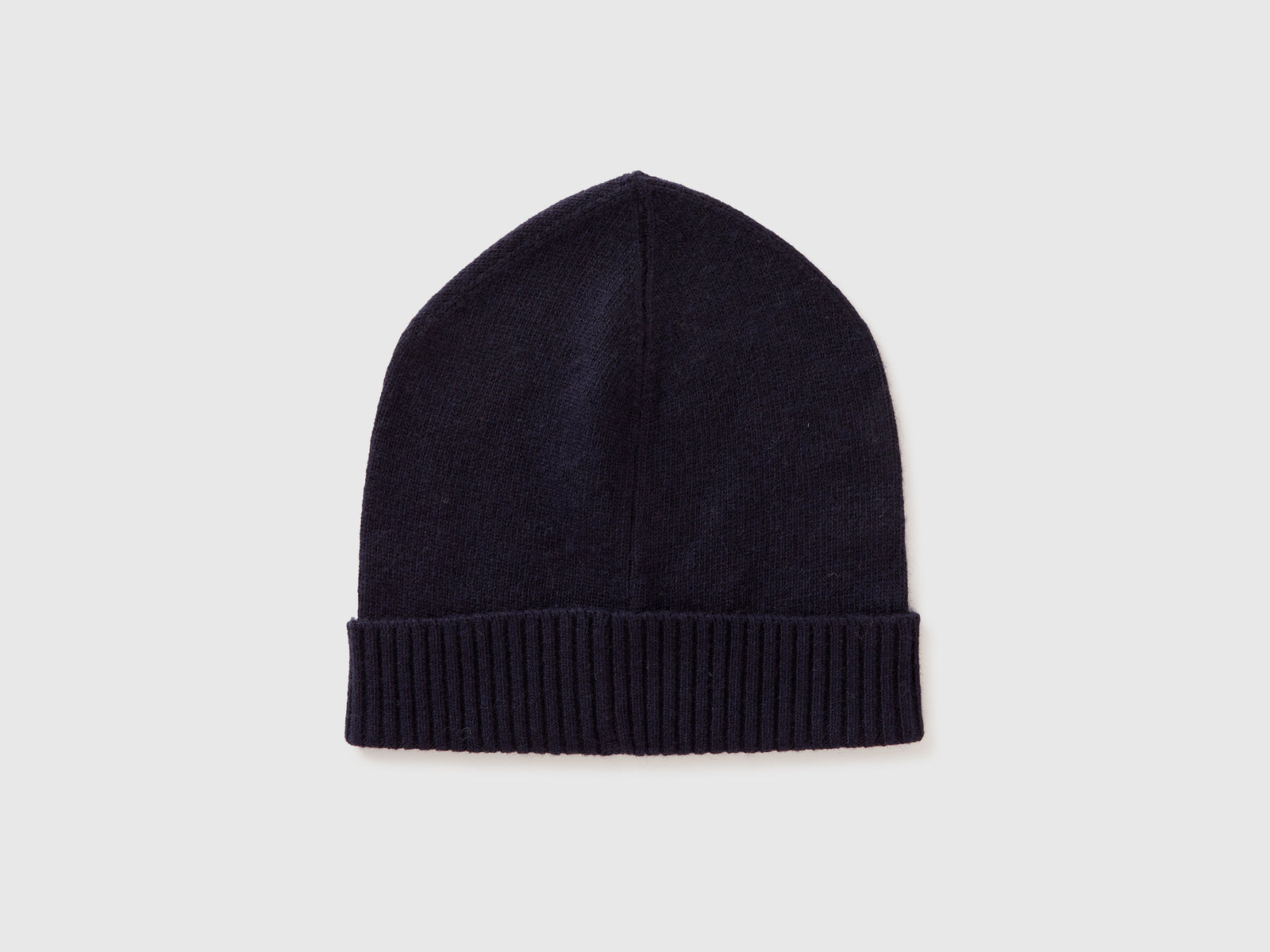 Cappello in misto cashmere da donna blu scuro 2 | Benetton Outlet