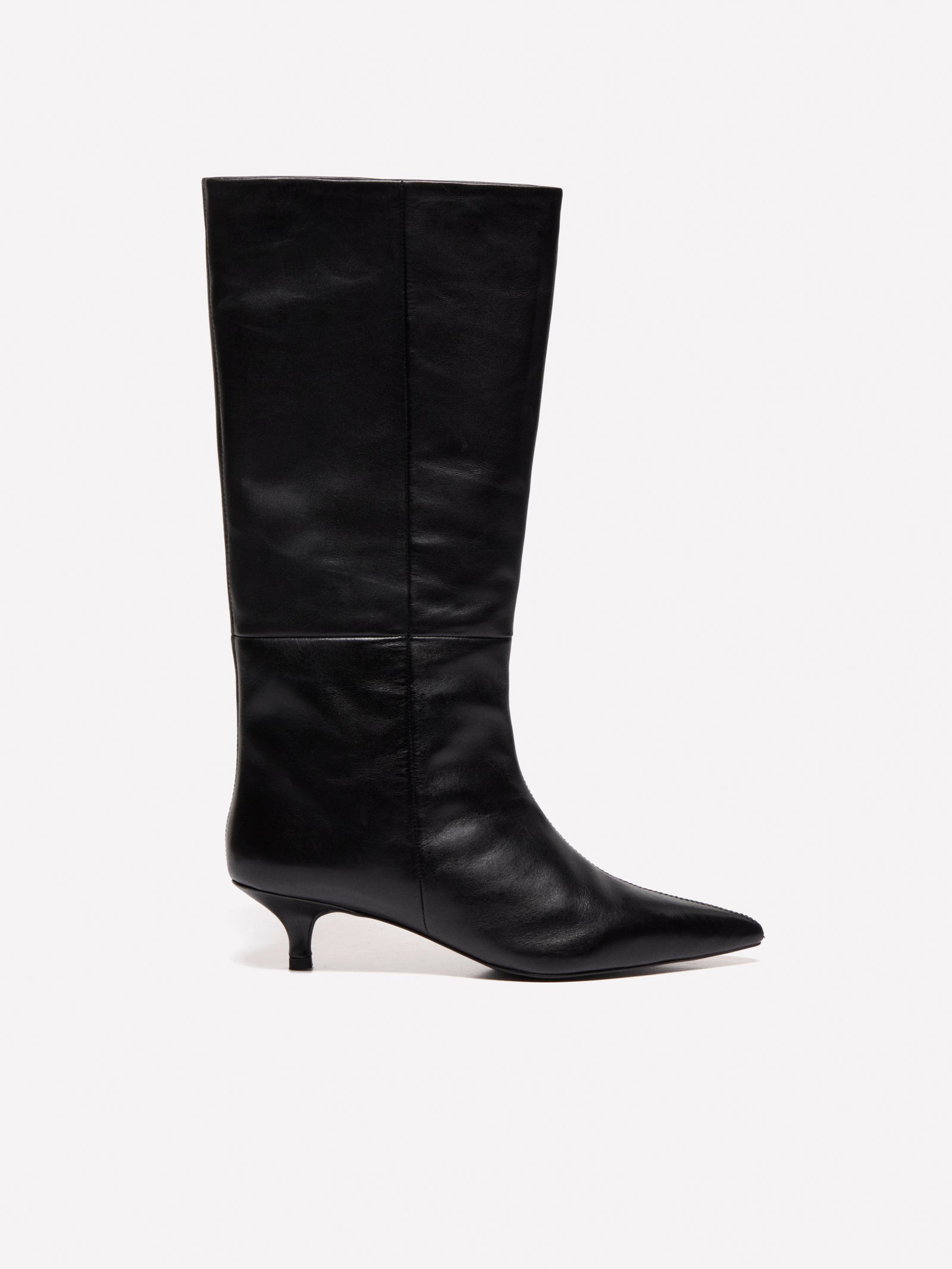 Stivali in 100% pelle da donna nero 4 | Sisley Outlet