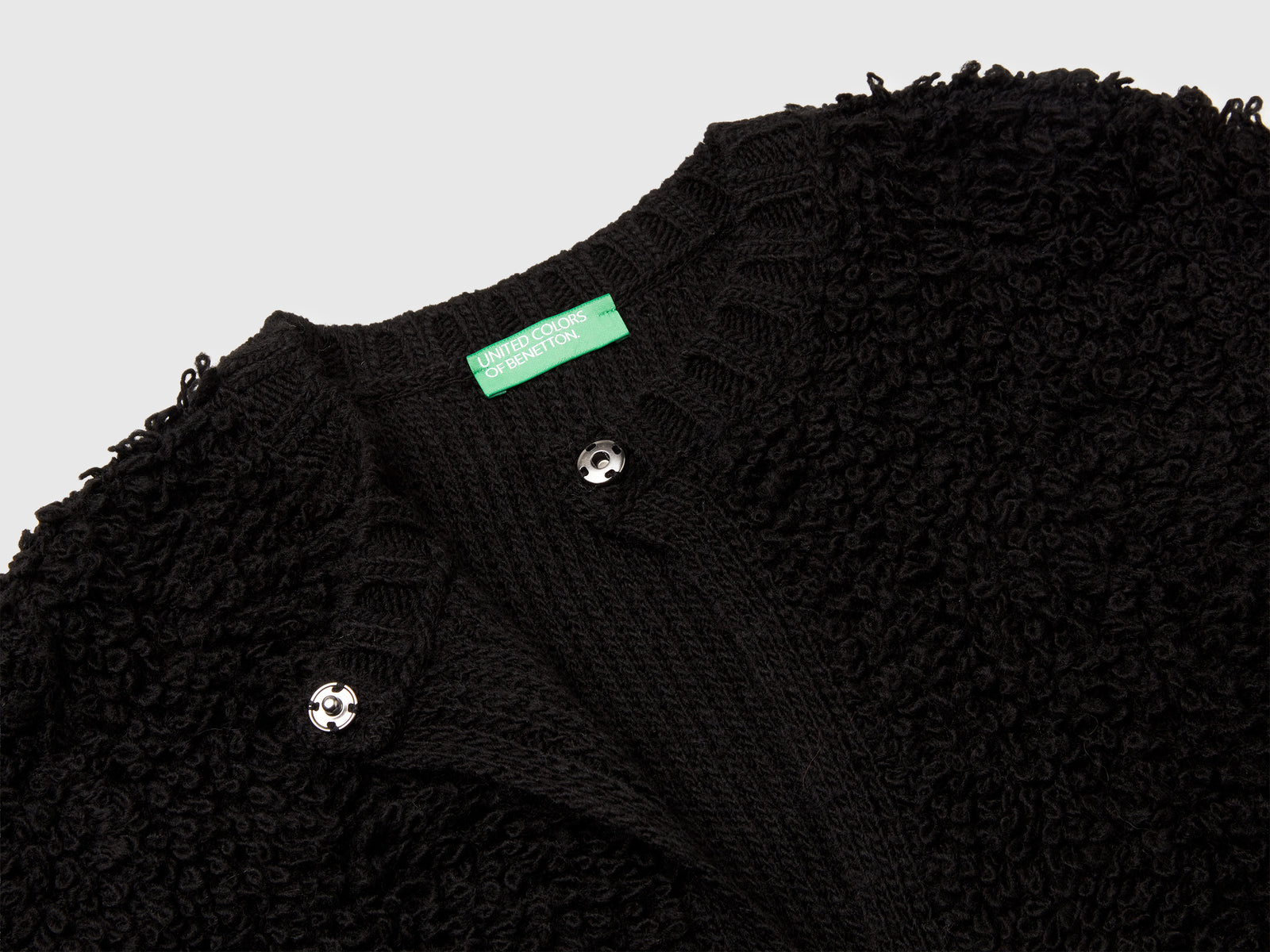 Giacchina in maglia da donna nero 3 | Benetton Outlet
