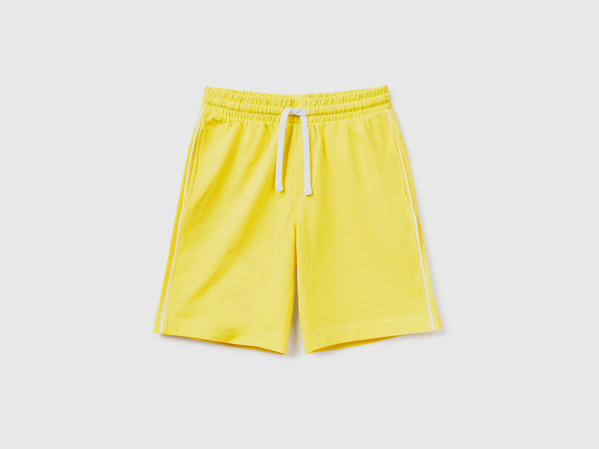 Pantaloni corti in puro cotone