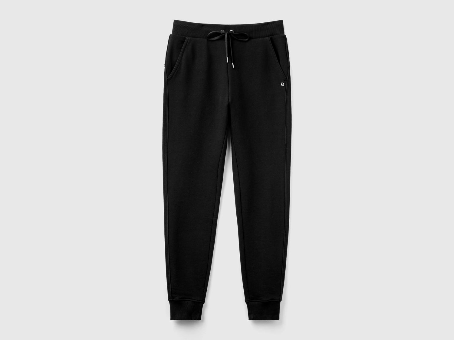 Joggers con coulisse da donna nero | Benetton Outlet