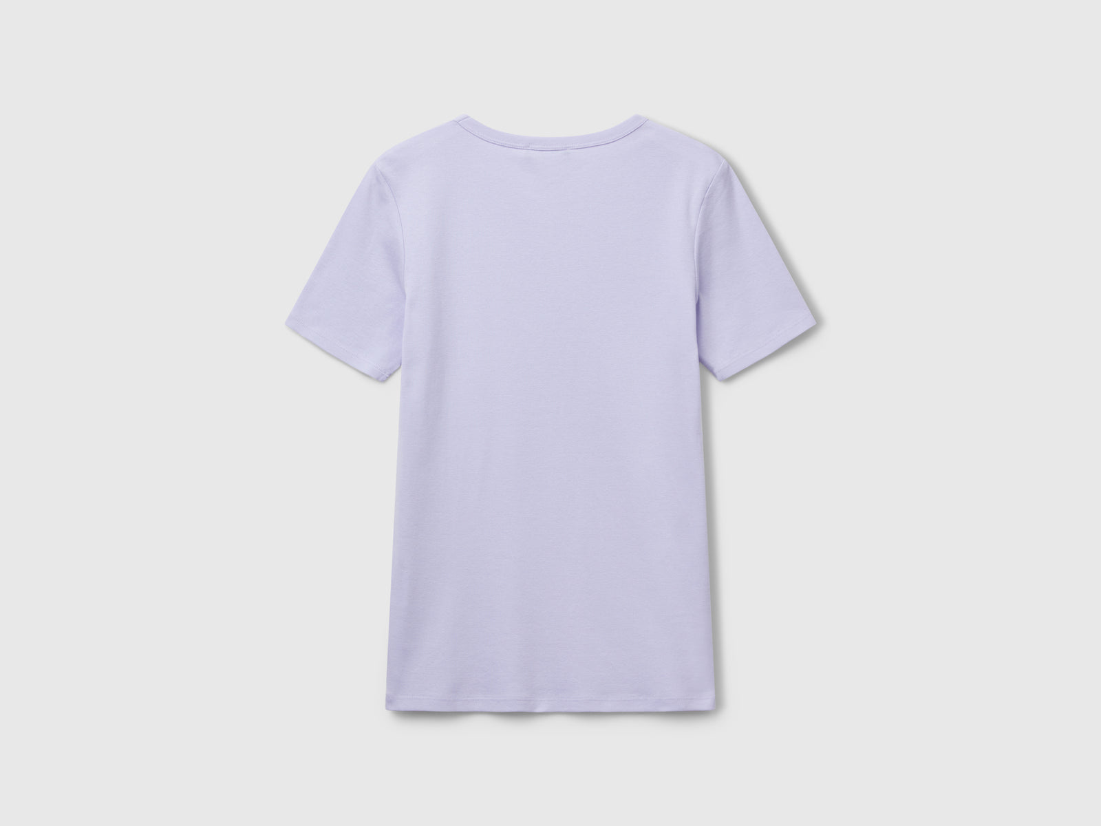 T-shirt regular fit da donna lilla 2 | Benetton Outlet
