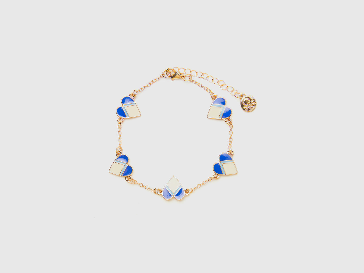 Braccialecon cuori da donna azzurro | Benetton Outlet