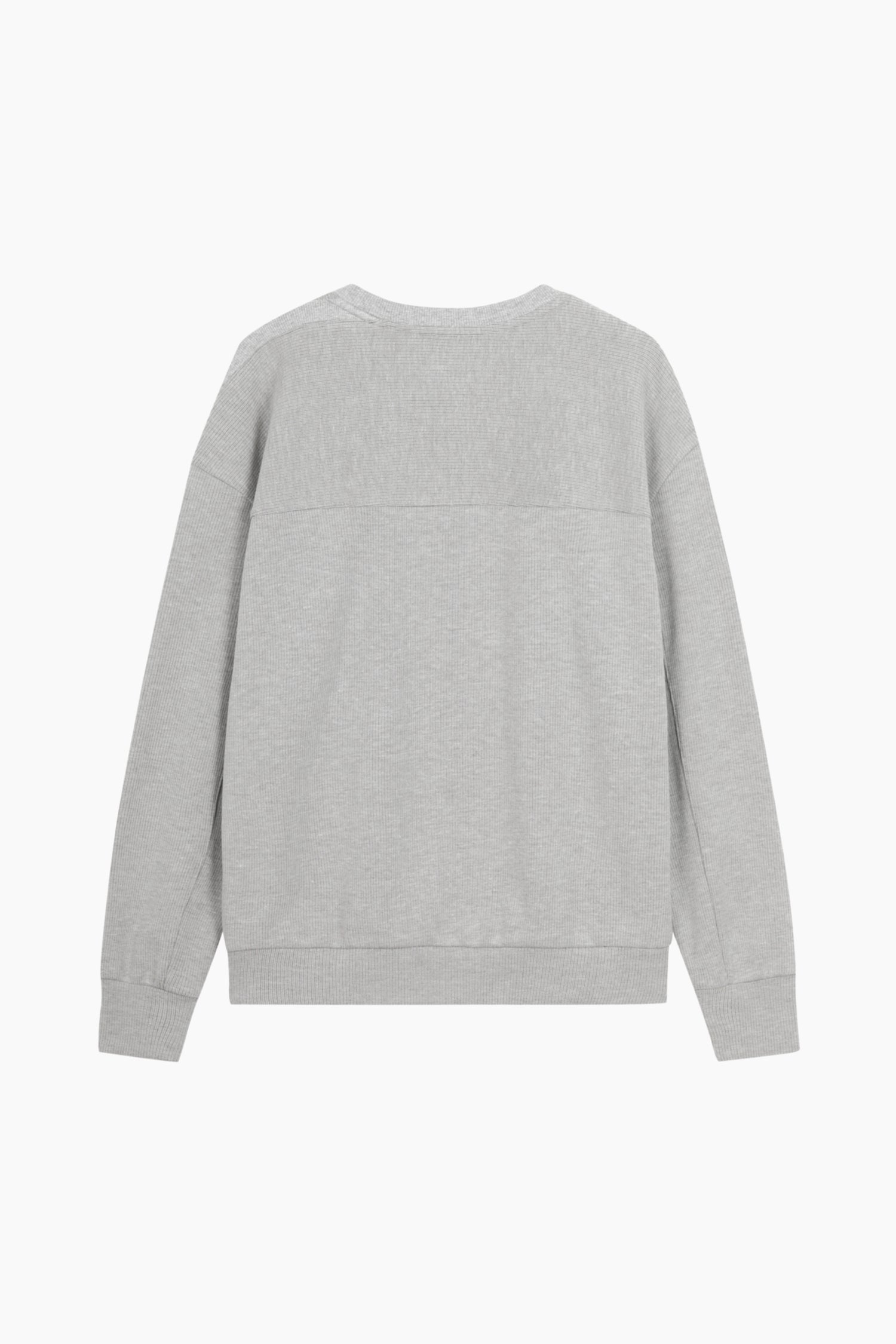 Felpa chiusa con ricamo da donna grigio chiaro 2 | Sisley Outlet