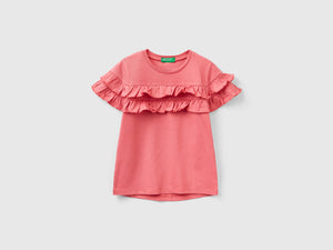 T-shirt con rouches