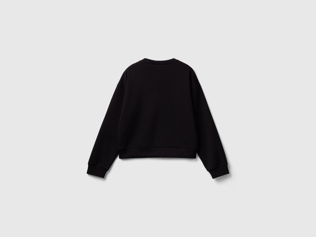 Felpa in misto viscosa stretch