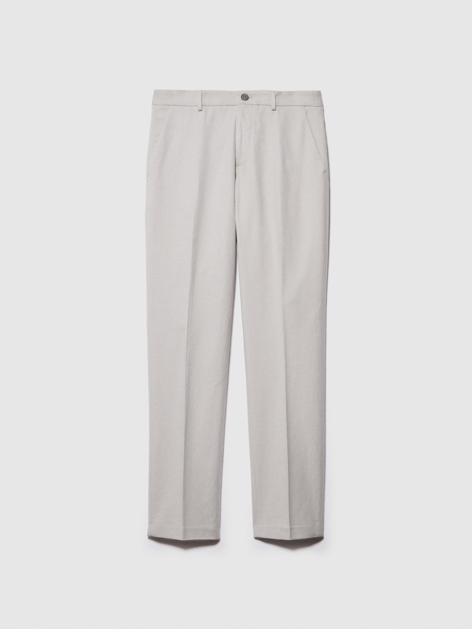 Pantaloni formali da uomo grigio chiaro | Sisley Outlet