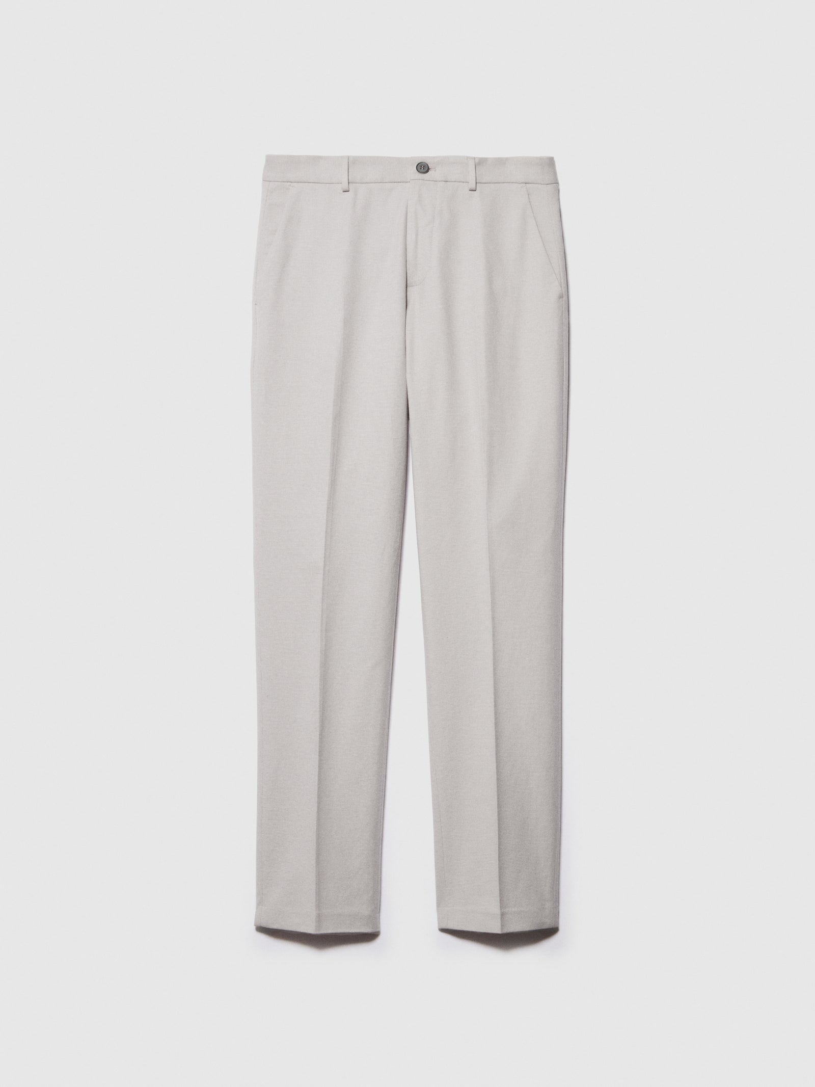 Pantaloni formali da uomo grigio chiaro | Sisley Outlet