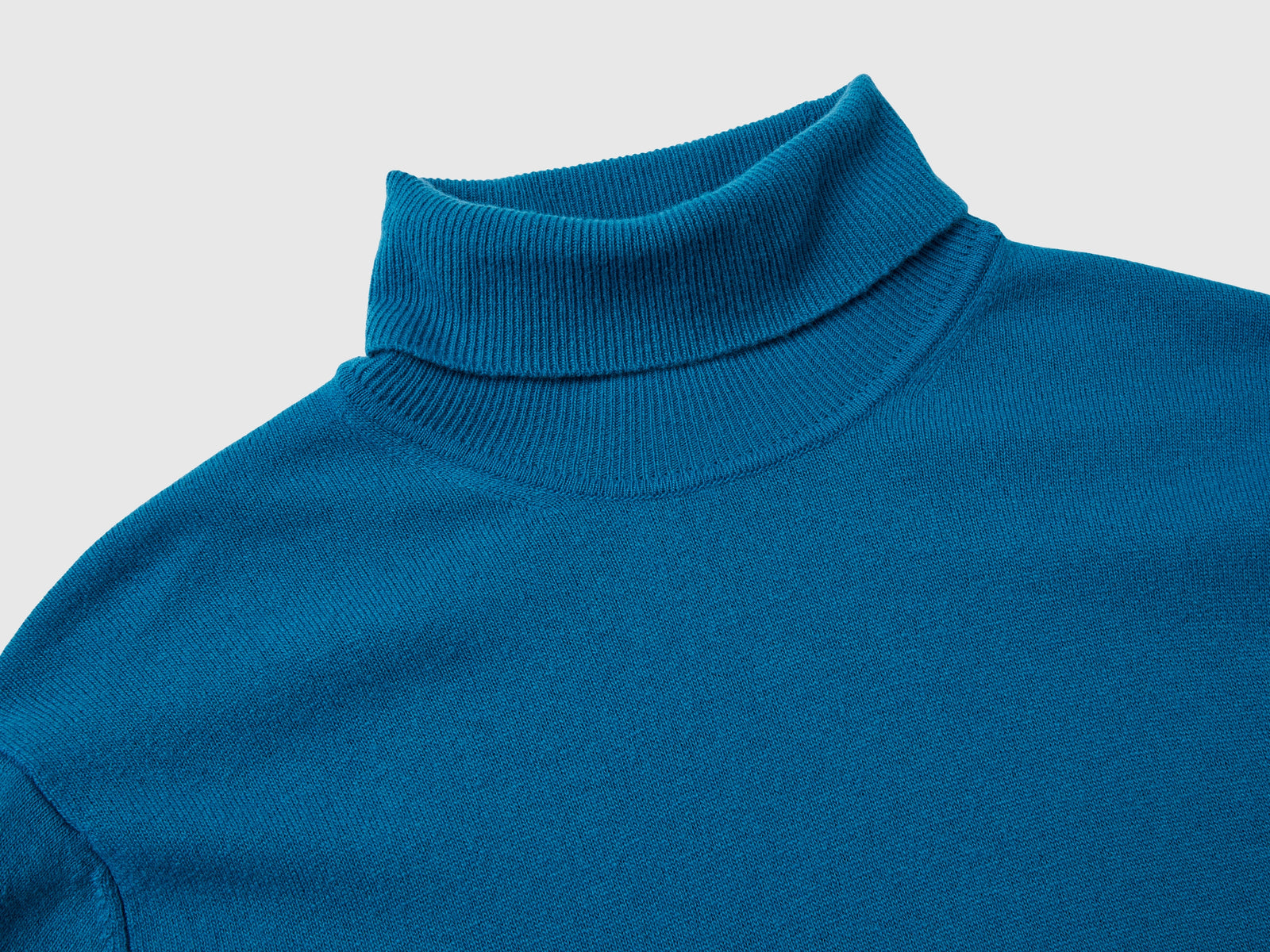 Dolcevita ottanio in pura lana Merino da uomo verde ottanio 3 | Benetton Outlet