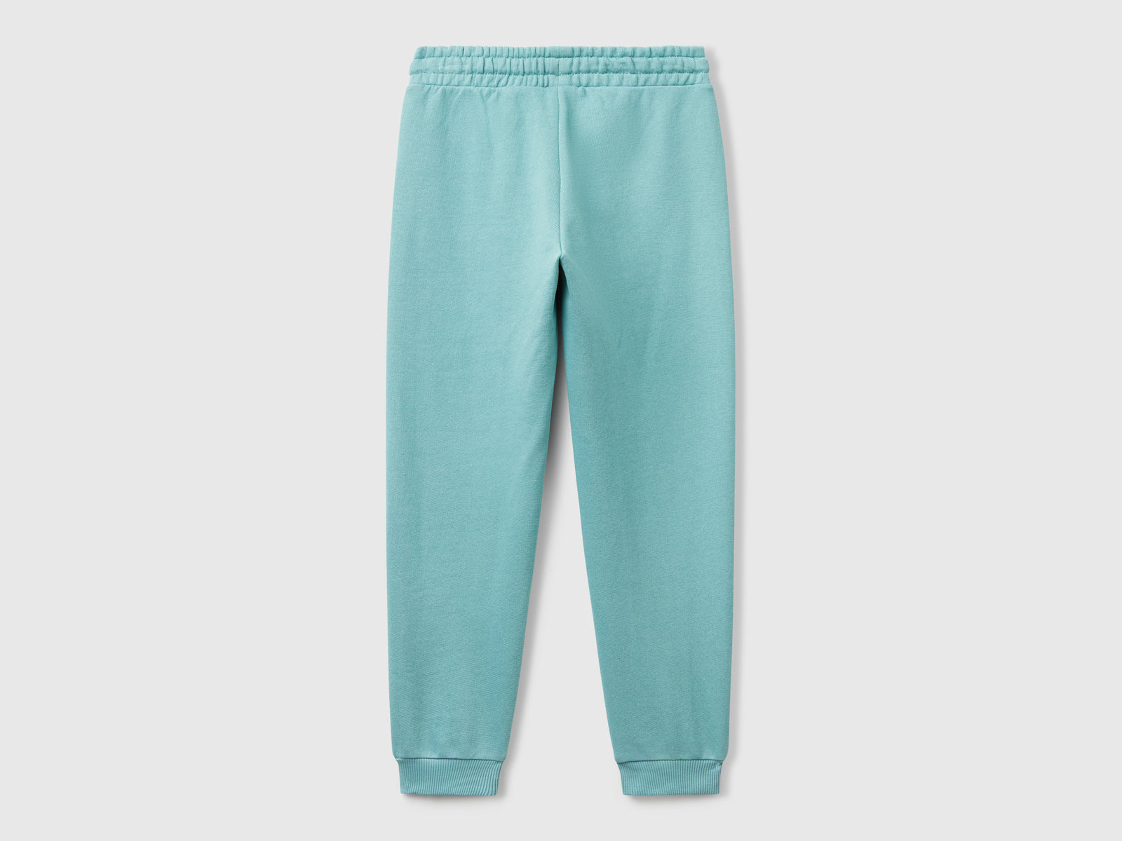 Pantaloni in felpa con logo da bambina celeste 2 | Benetton Outlet