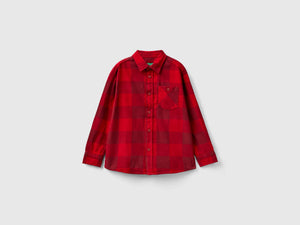 Camicia scozzese 100% cotone
