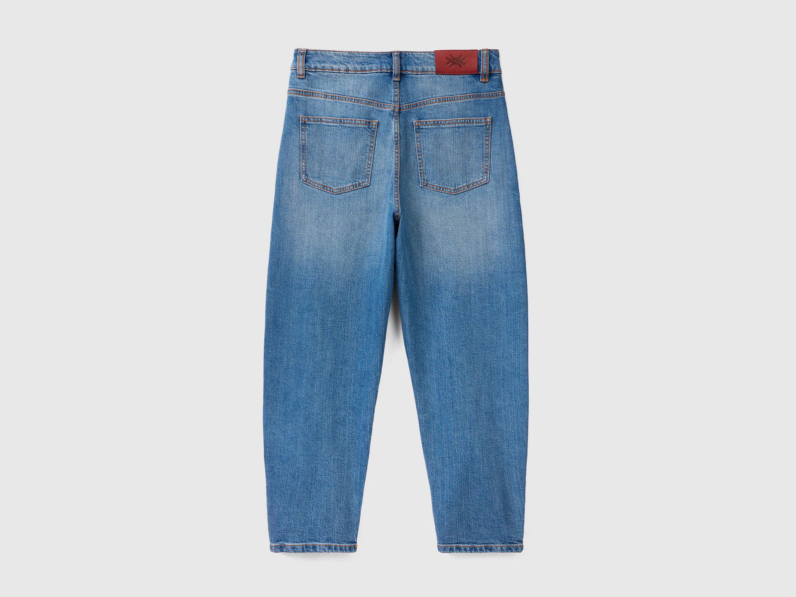 Jeans balloon fit 100% cotone da donna blu 2 | Benetton Outlet