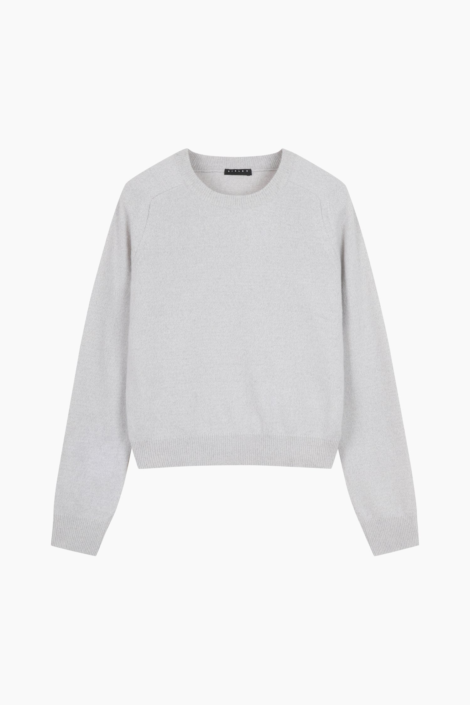 Maglia tinta unita da donna grigio chiaro | Sisley Outlet