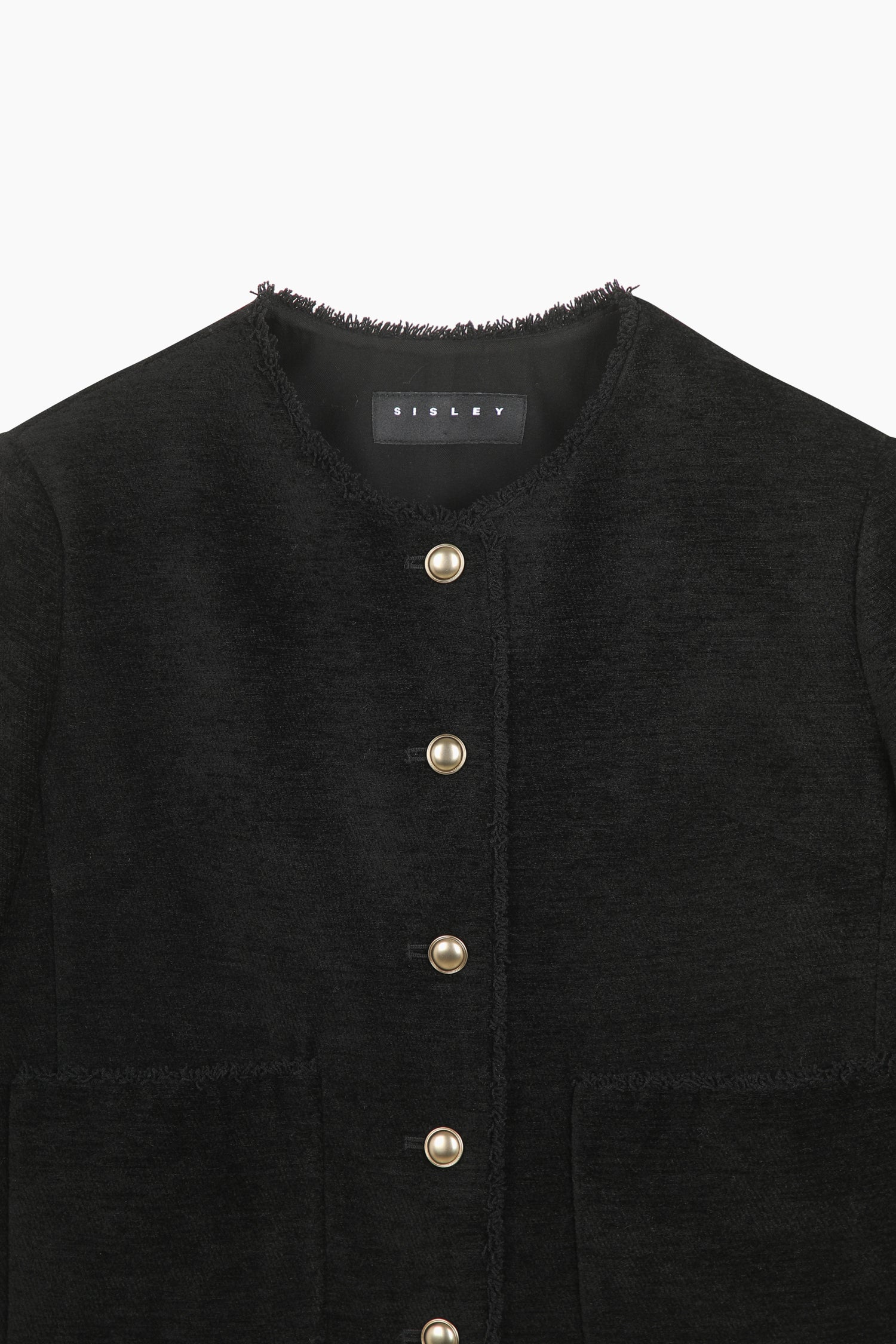 Giacca con bottoni effetto perla da donna nero 3 | Sisley Outlet