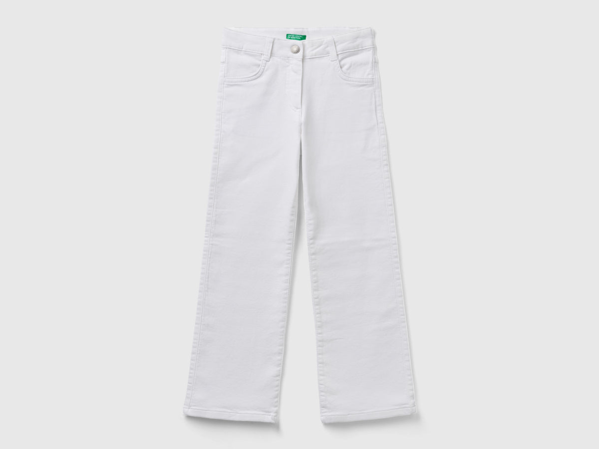 Pantaloni a zampa stretch