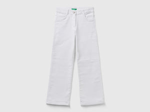 Pantaloni a zampa stretch