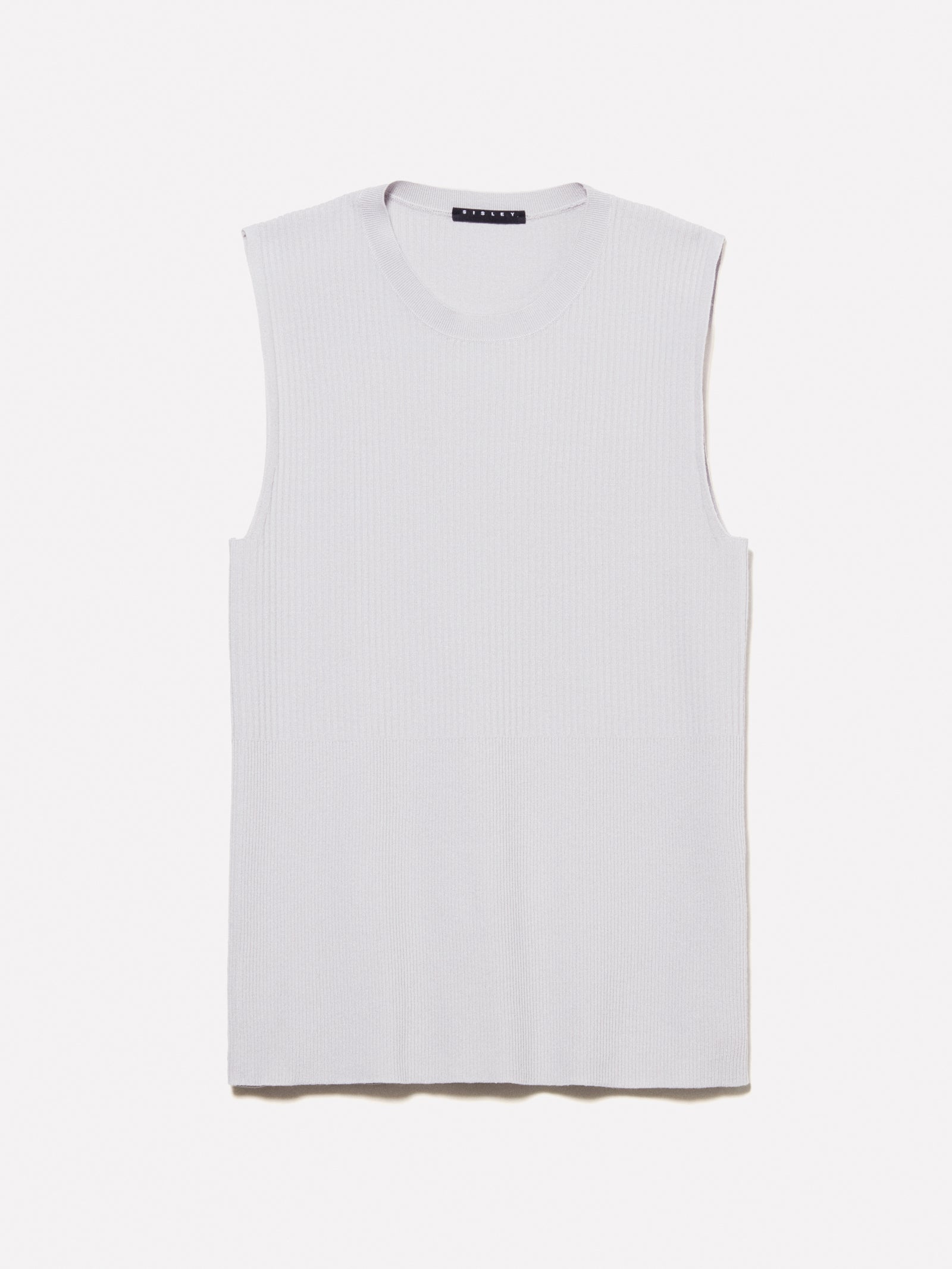 Knitted top da donna grigio chiaro | Sisley Outlet