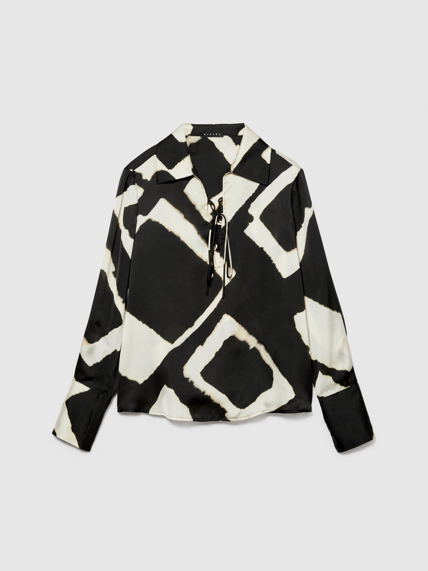 Blusa fluida stampata da donna multi-color | Sisley Outlet