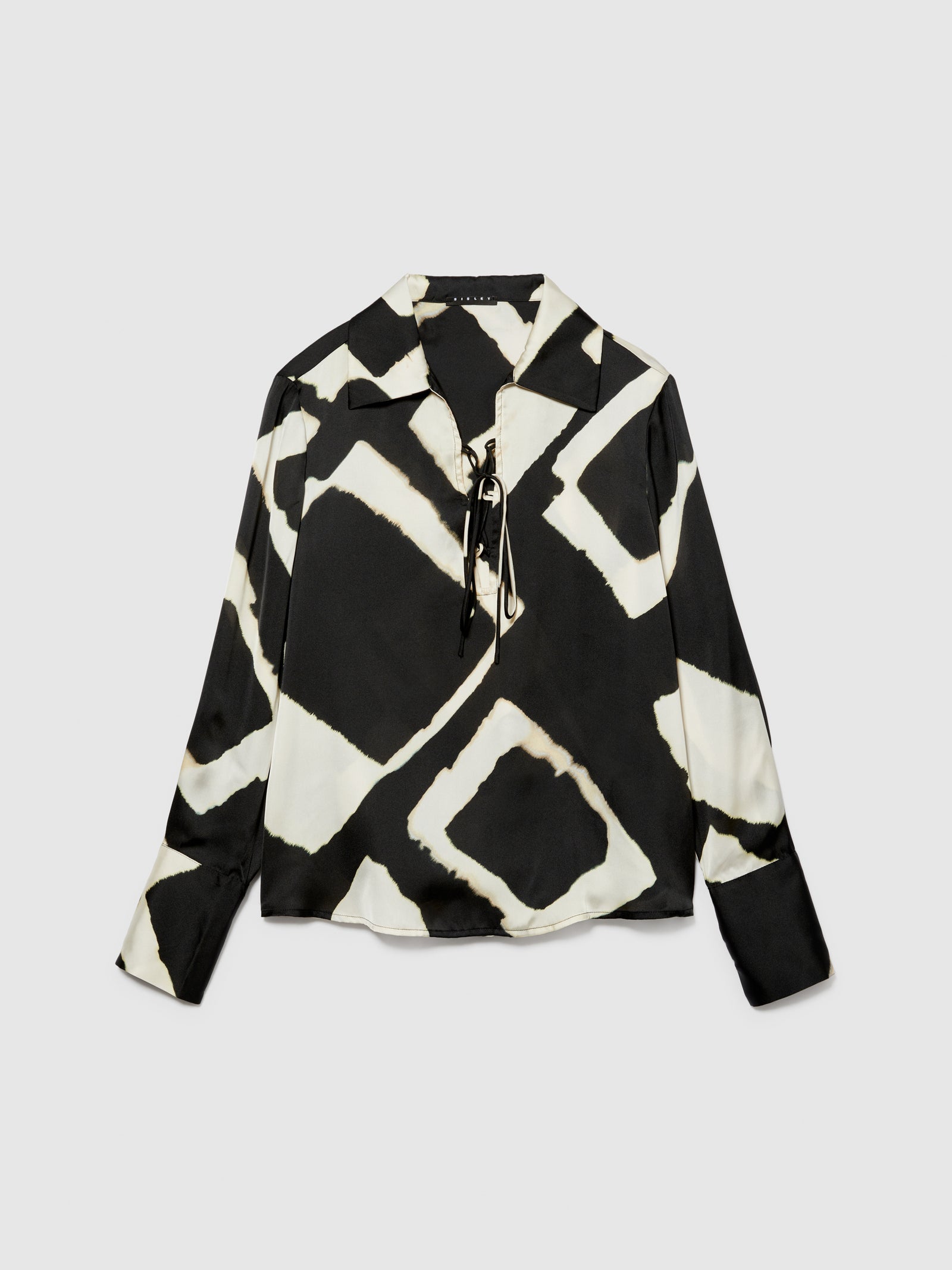 Blusa fluida stampata da donna multi-color | Sisley Outlet