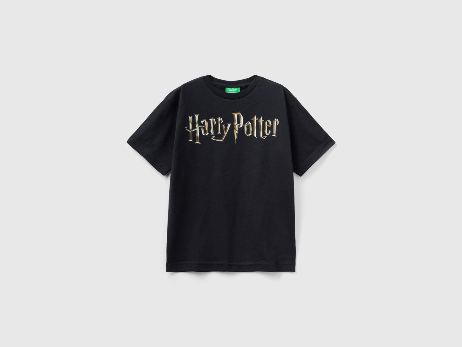 Maglietta Harry Potter manica corta da bambino nero | Benetton Outlet