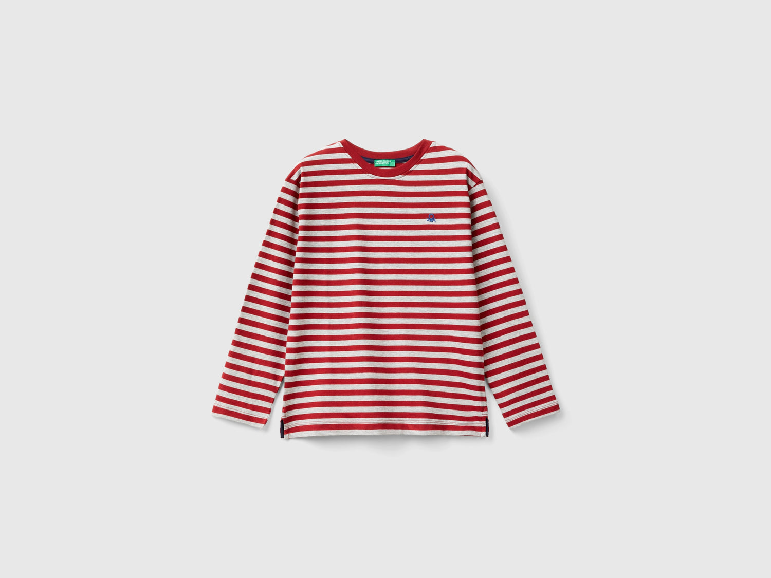 T-shirt a righe 100% cotone da bambino multi-color | Benetton Outlet