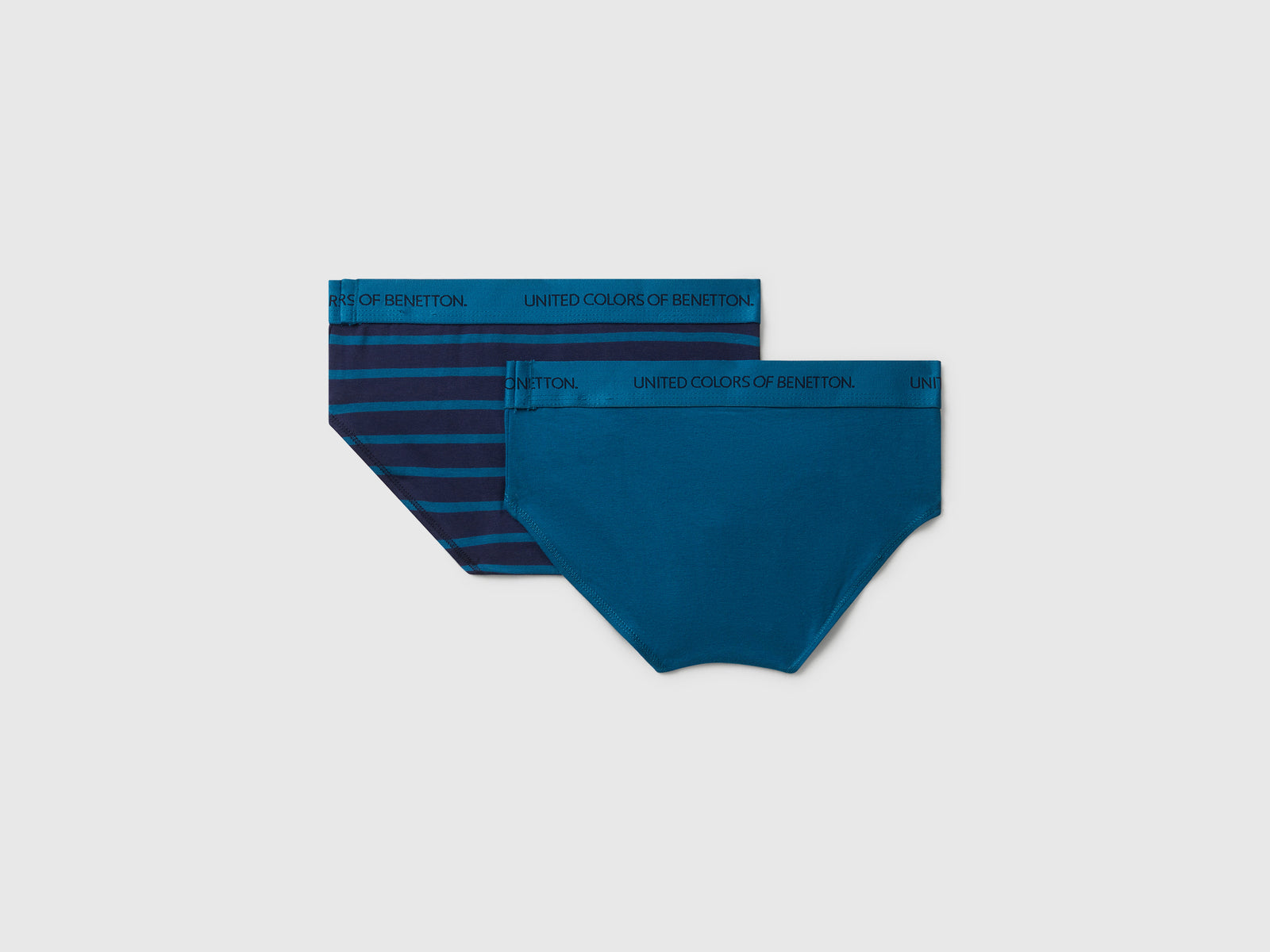 Due slip in cotone stretch da bambino multi-color 2 | Benetton Outlet