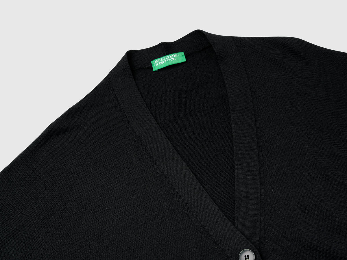 Cardigan in misto cotone e Modal