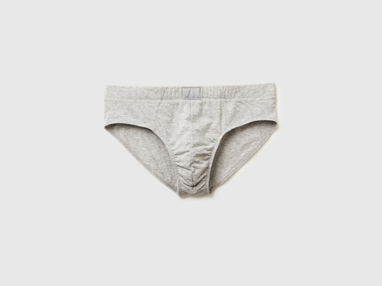 Slip in misto cotone da uomo grigio chiaro | Benetton Outlet