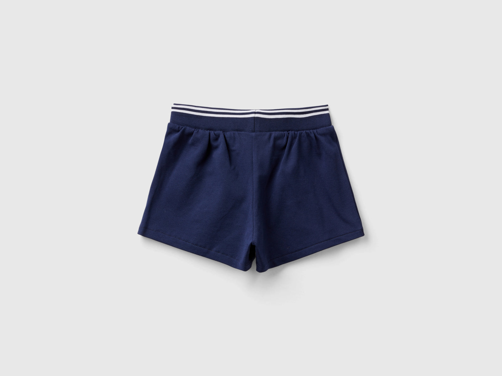 Gonna pantalone in cotone bio stretch da bimba blu scuro 2 | Benetton Outlet