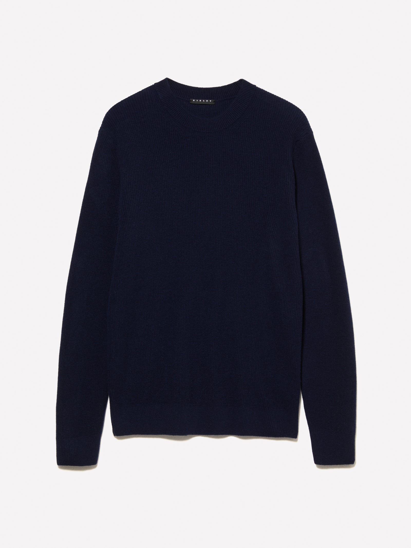 Crew neck sweater da uomo blu scuro | Sisley Outlet