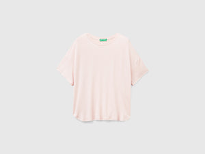 T-shirt in viscosa stretch