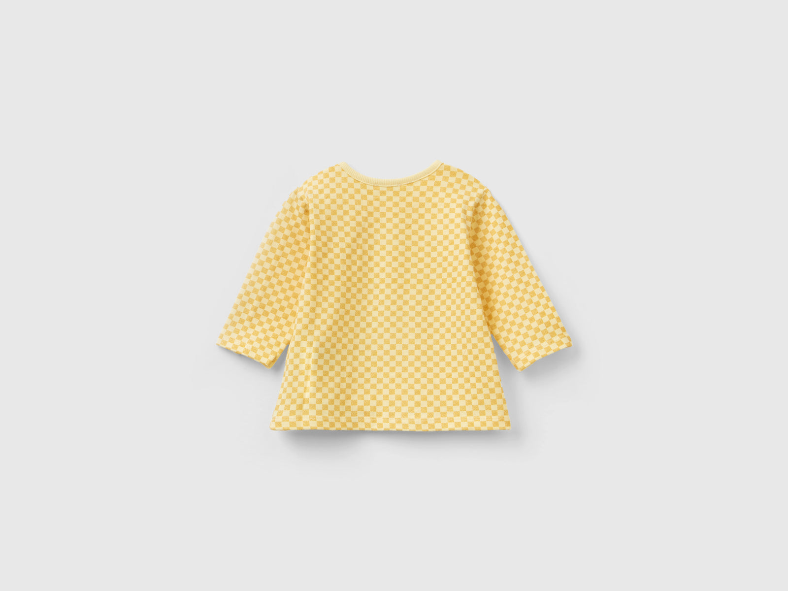 T-shirt optical con stampa orsetto da neonato giallo 2 | Benetton Outlet