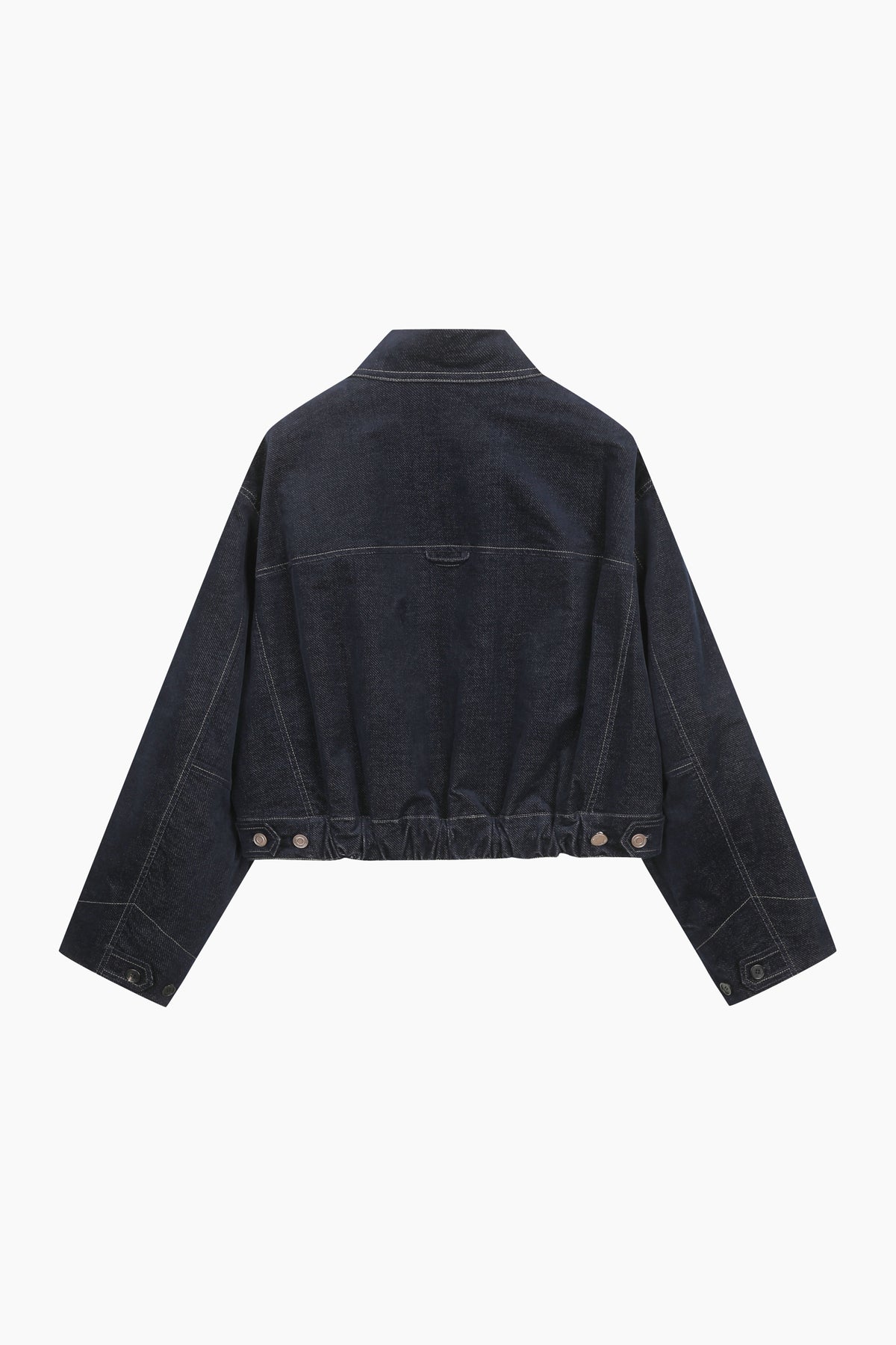 Giubbotto in denim con maxi tasche