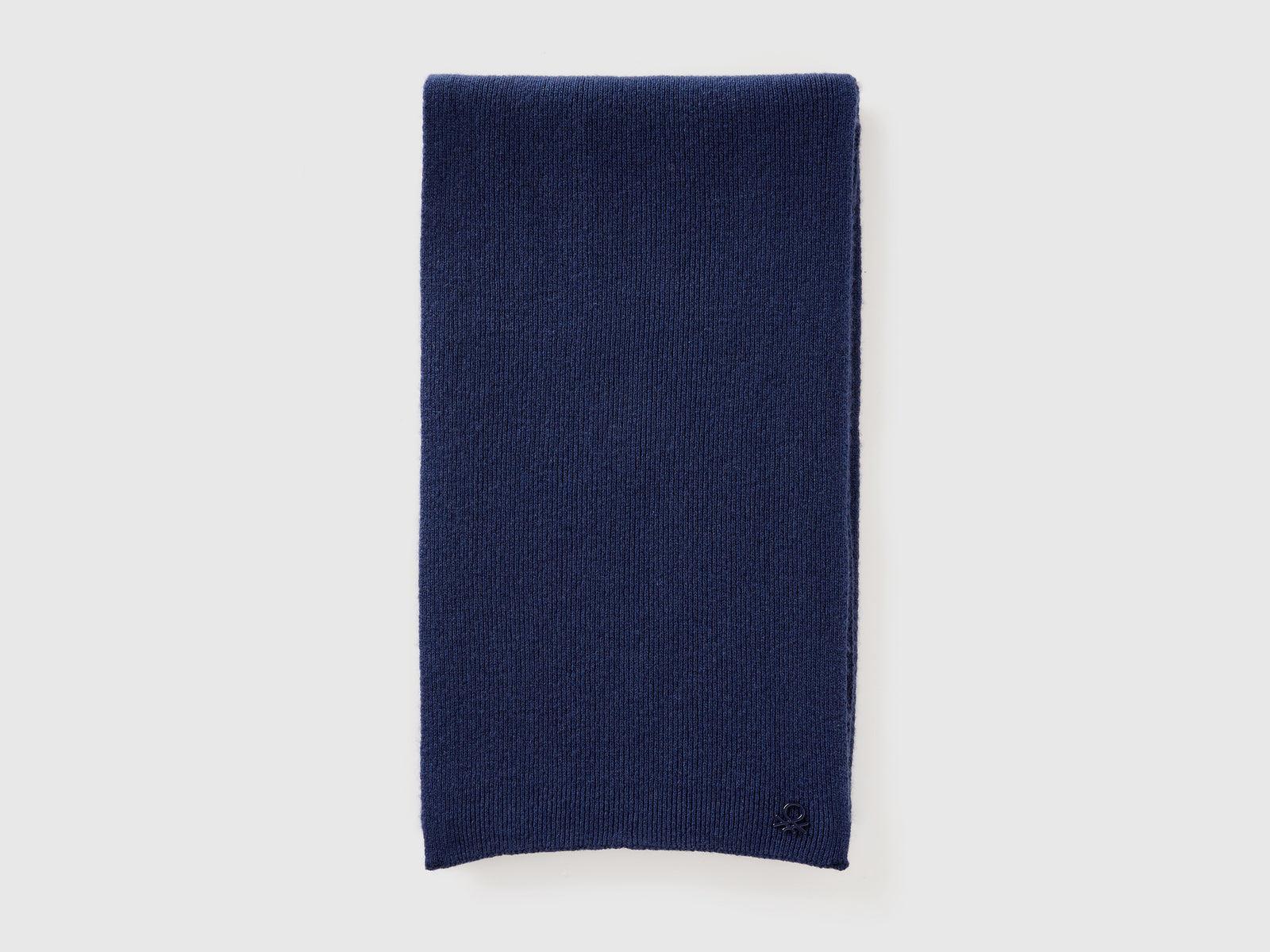 Sciarpa in misto lana da bambino blu scuro 2 | Benetton Outlet