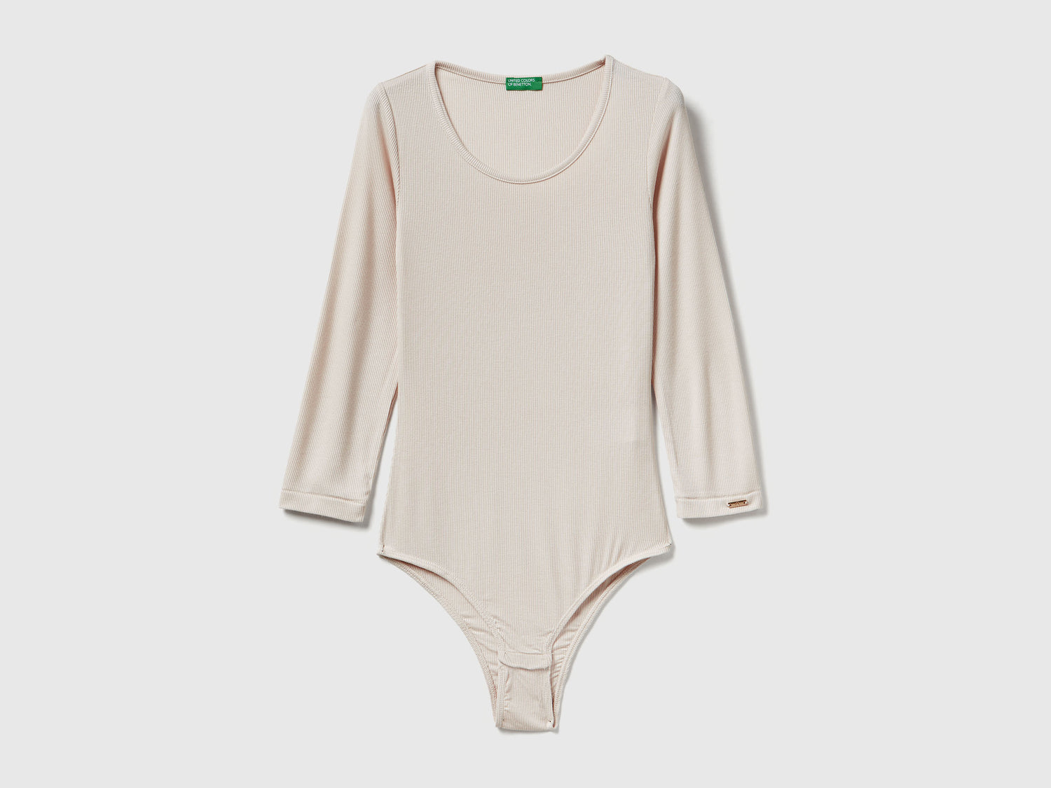 Body in viscosa stretch da donna beige | Benetton Outlet