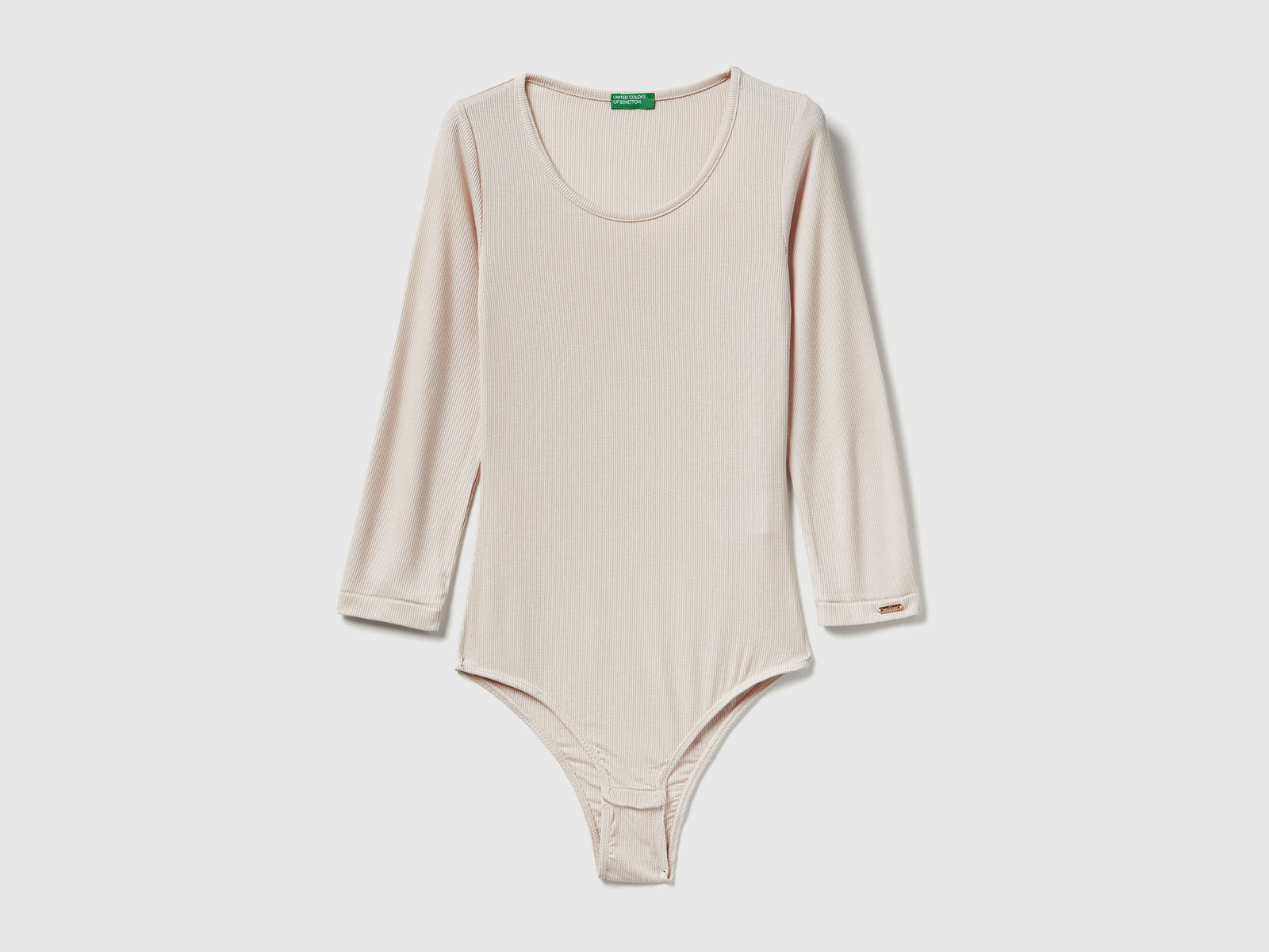 Body in viscosa stretch da donna beige | Benetton Outlet