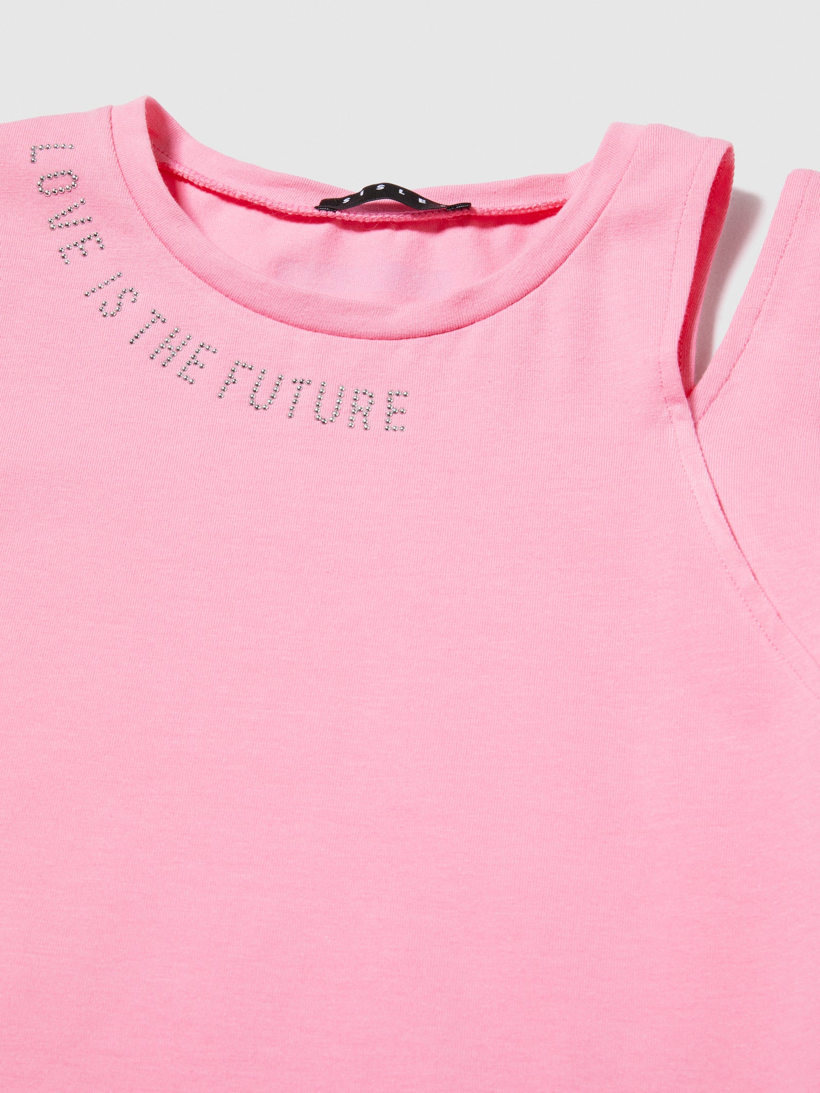 T-shirt con cut-out da bambina rosa 3 | Sisley young Outlet